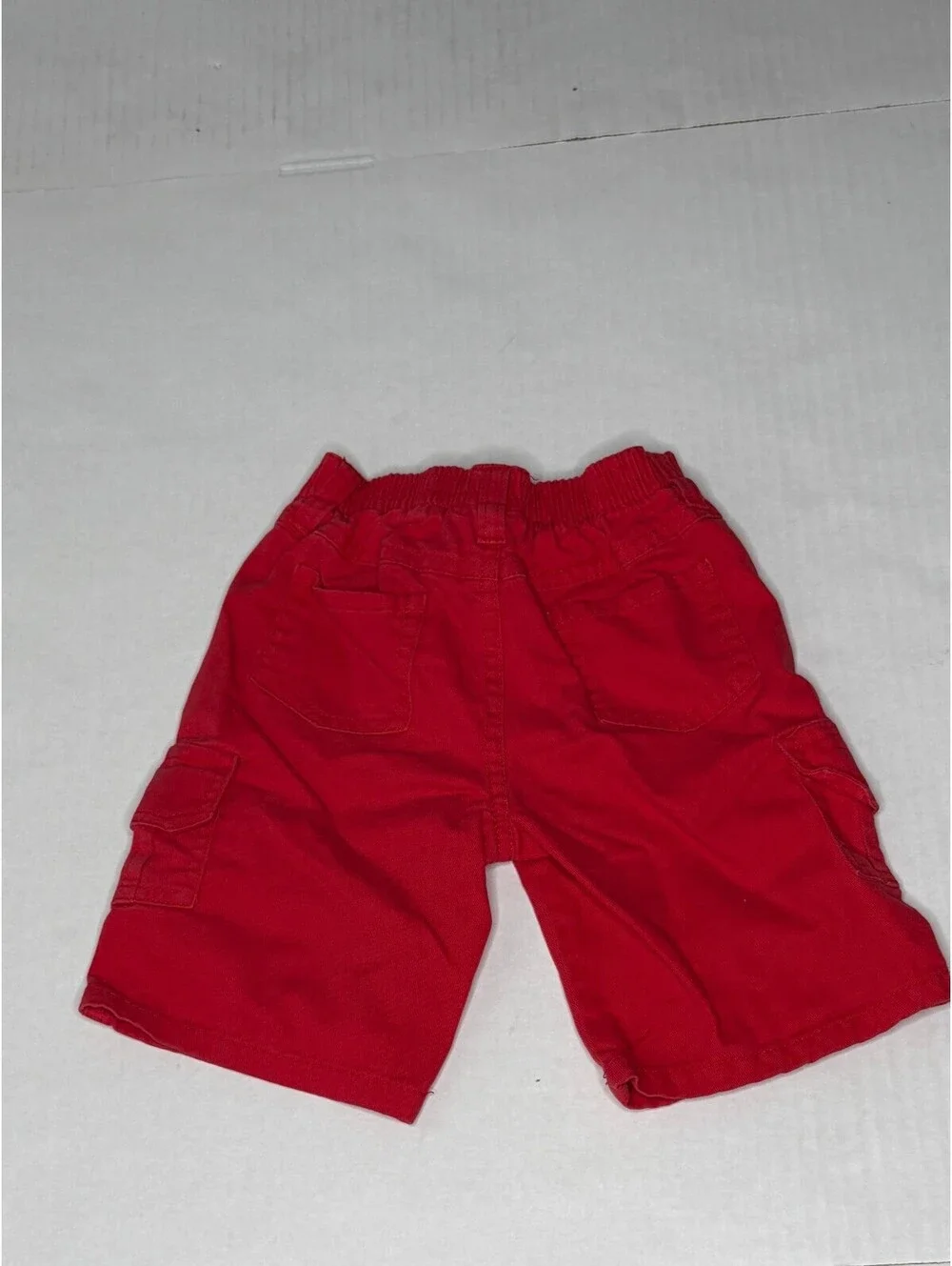 Boys Red Cargo Shorts Size 4T
